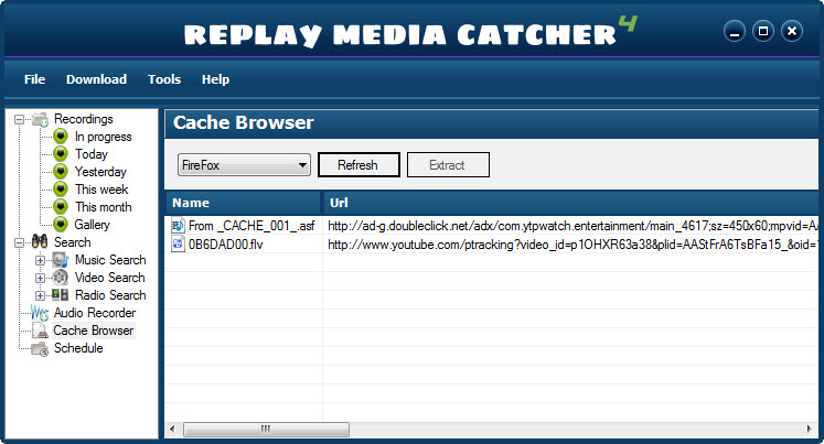 cache browser