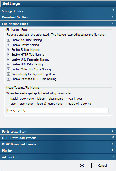 File Naming Rules