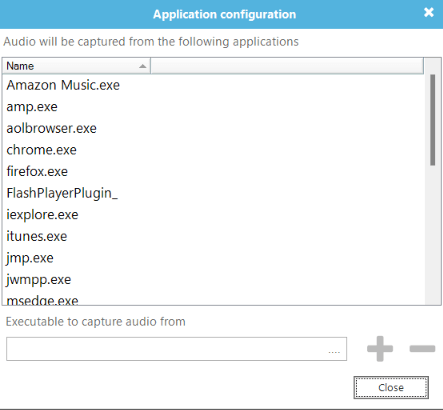 Application Configuration